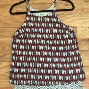 VGUC Anthropologie Swing Tank Porridge XS